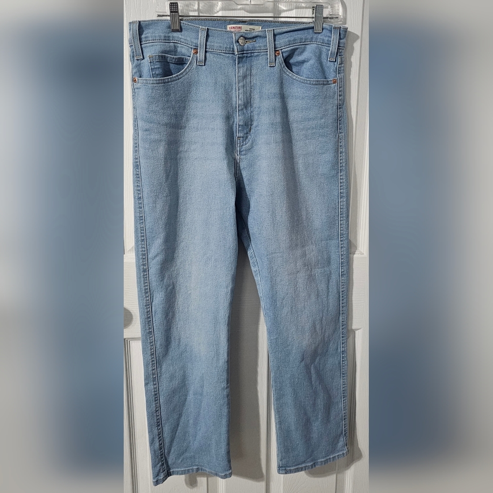 LEVI STRAUSS Signature Heritage High-Rise Straight jeans size 12 - W31